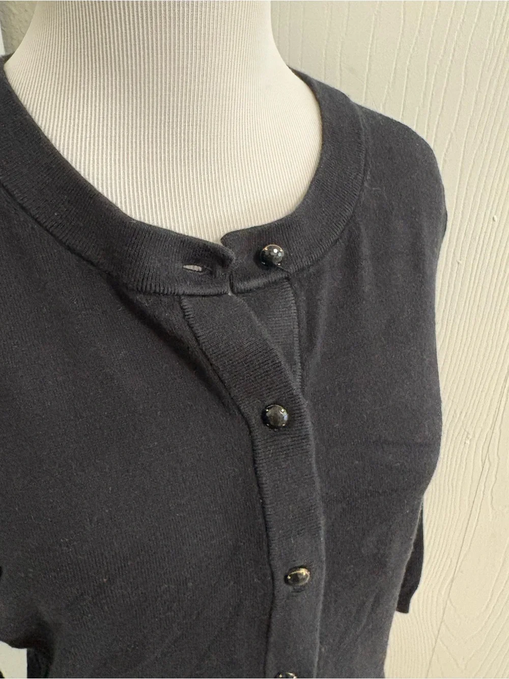 Kate Spade Bow Back Button Up Cardigan